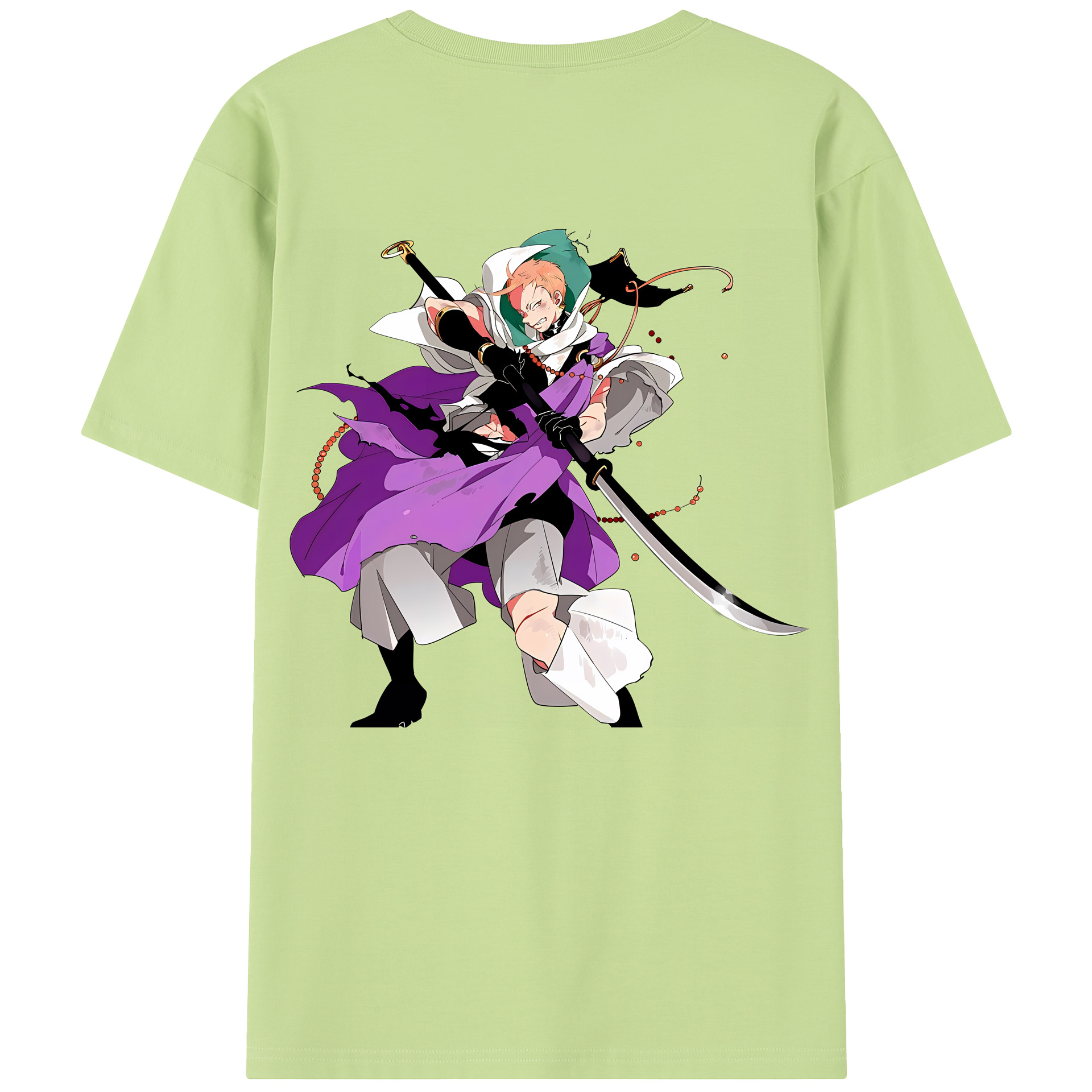 （画像用） 刀剣乱舞 Touken Ranbu 綿100％半袖Tシャツ（背面プリント）